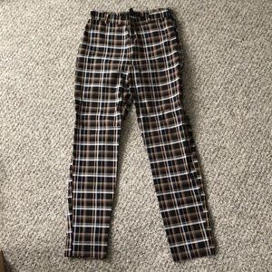 plaid pants